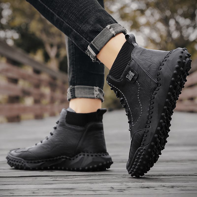 Kaur Casual Boots För Män - Grå