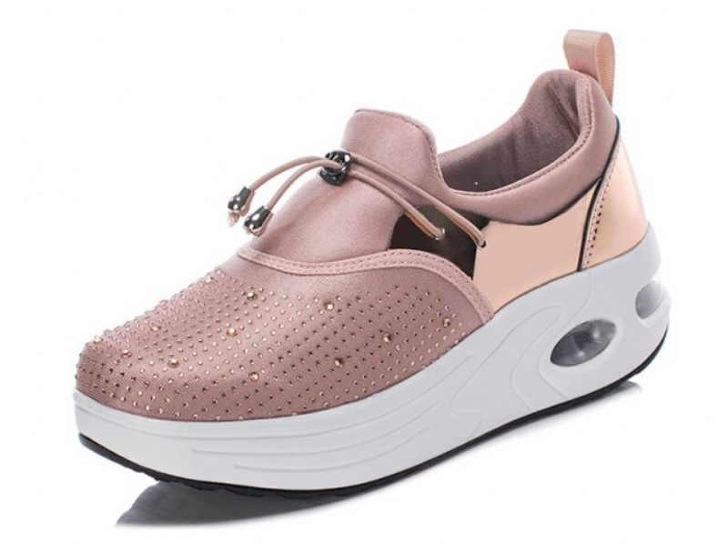 Kautin Damplattform Bekväma Sneaker Svarta Skor - Svart