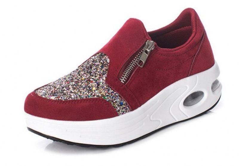 Kautin Damplattform Bekväma Sneaker Svarta Skor - Svart