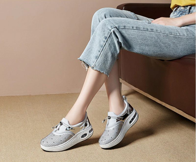 Kautin Damplattform Bekväma Sneaker Svarta Skor - Svart