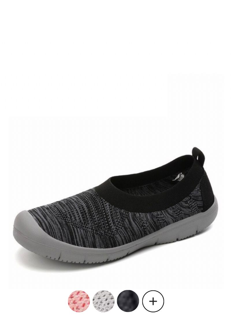 Kavala Slip-ons Svarta Skor För Kvinnor