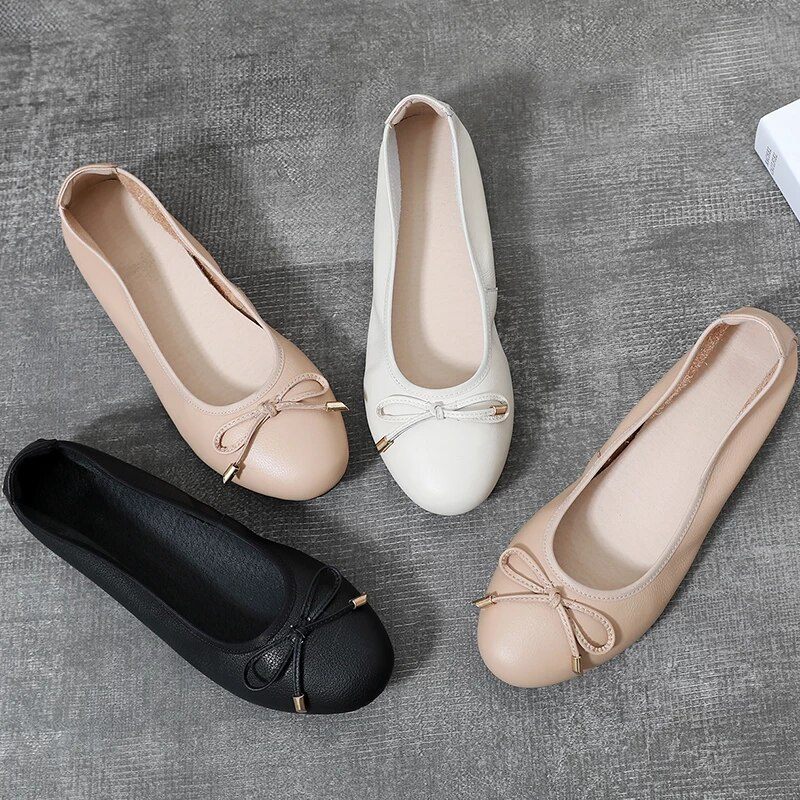 Kenia Flats Damskor - Kaki