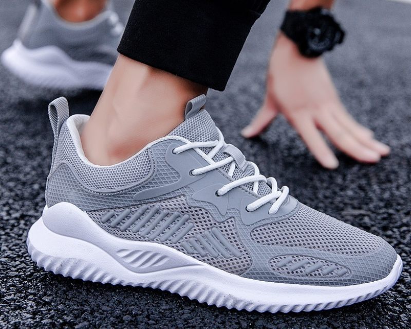 Kevin Casual Sneakers För Män - Grå