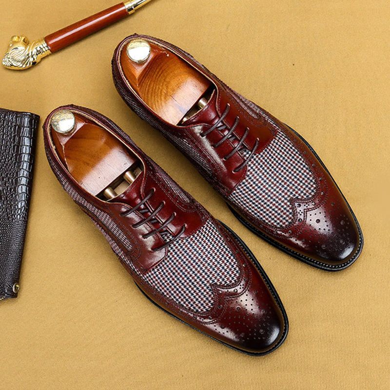 Khan Klänning Loafers För Män - Brun