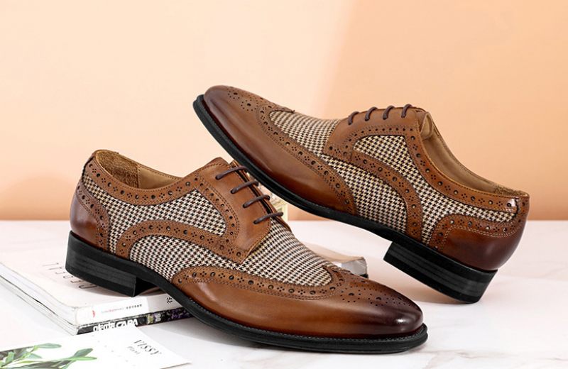Khan Klänning Loafers För Män - Brun