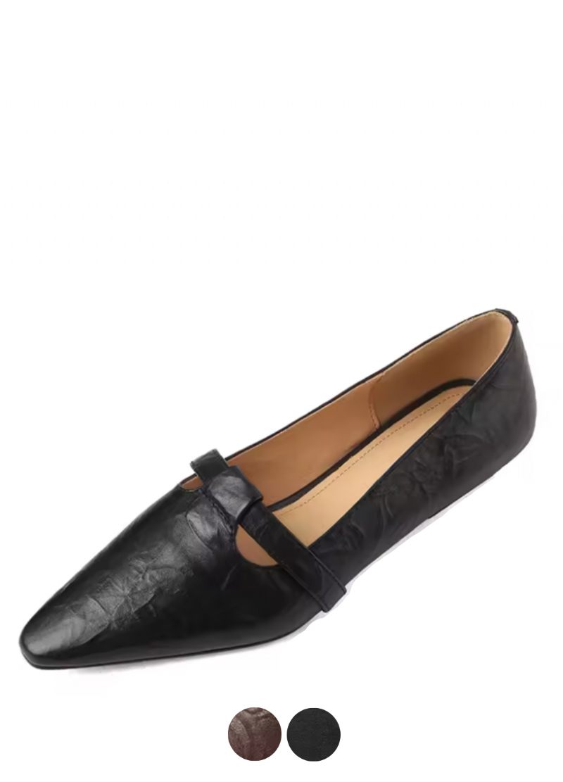 Kiara Dam Flats Spetsiga Casual Pumps