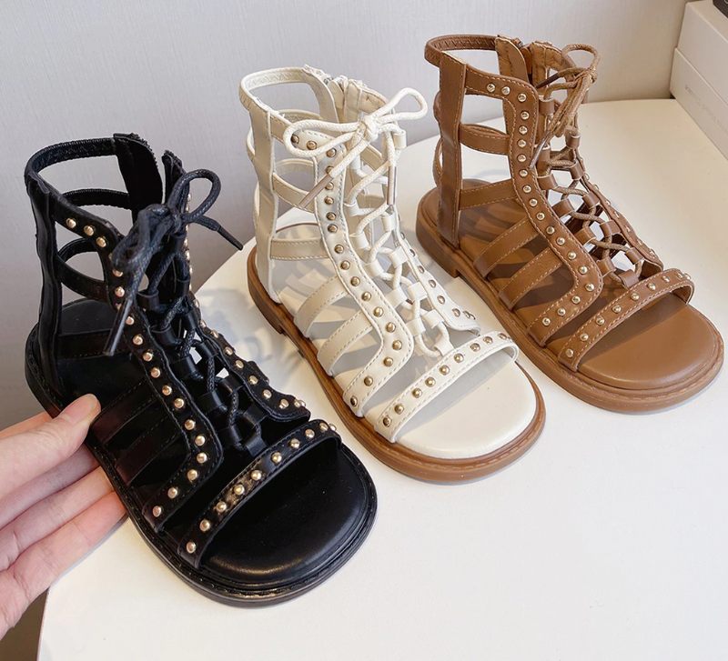 Kim Gladiatorsandaler För Flickor - Brun