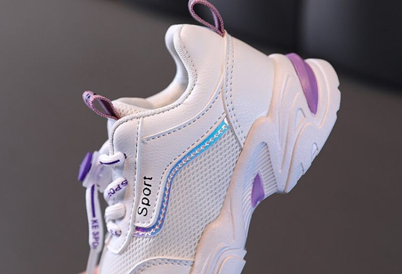 Kin Pojkar Mode Sneaker - Lila