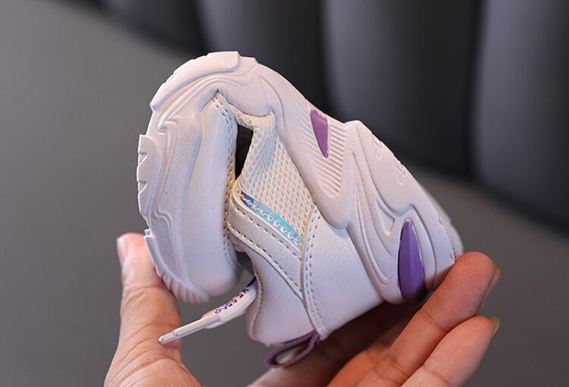Kin Pojkar Mode Sneaker - Lila