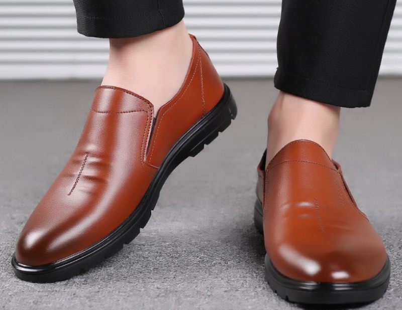 Kings Herr Loafers Klänning Skor - Brun