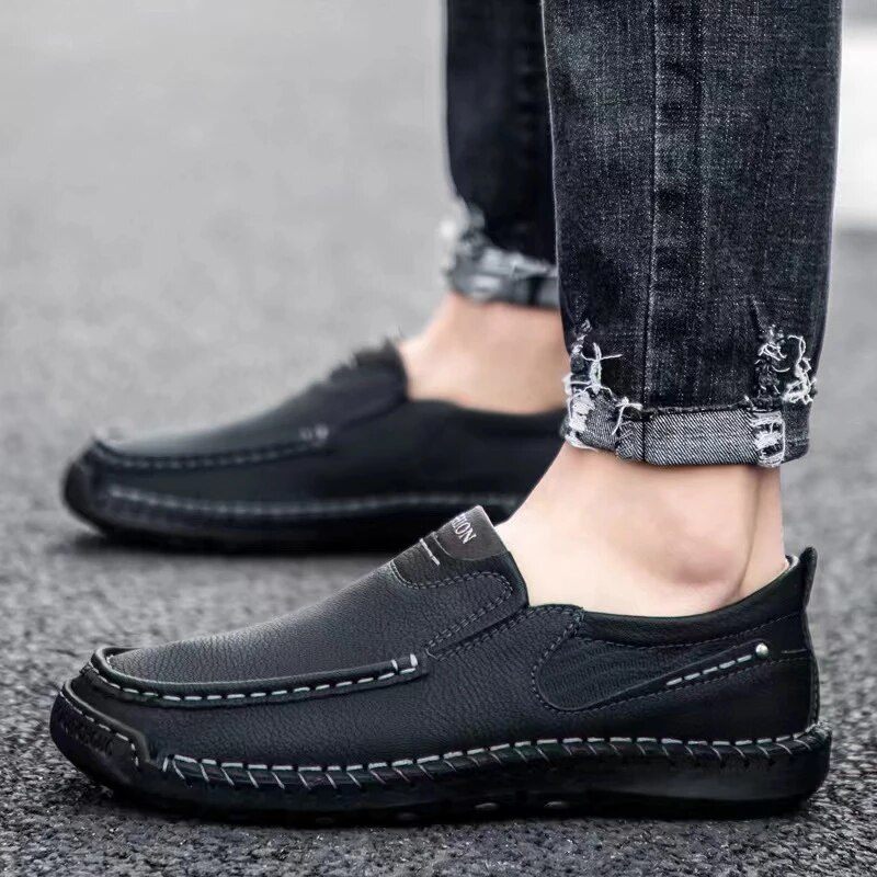 Klim Loaferskor För Män - Grön