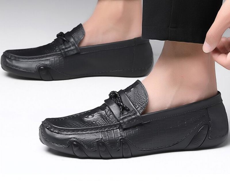 Kluiv Loafer Modeskor För Män - Röd