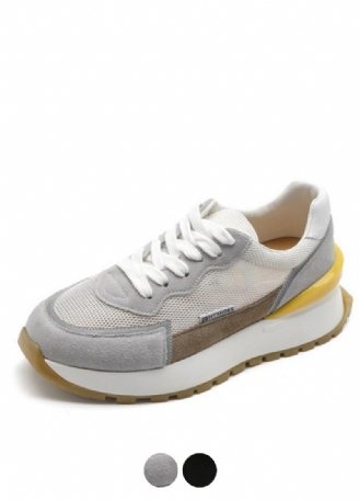 Koby Sneaker I Platt Läder För Kvinnor