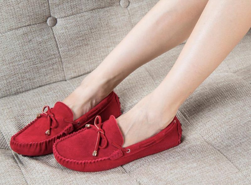 Kora Dam Loafer Skor - Röd