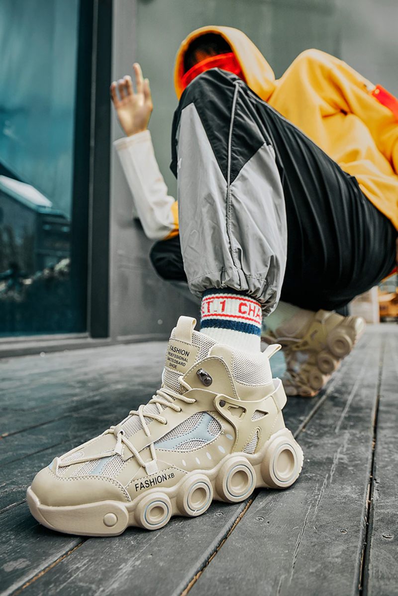 Kristna Sneakers För Män - Vit