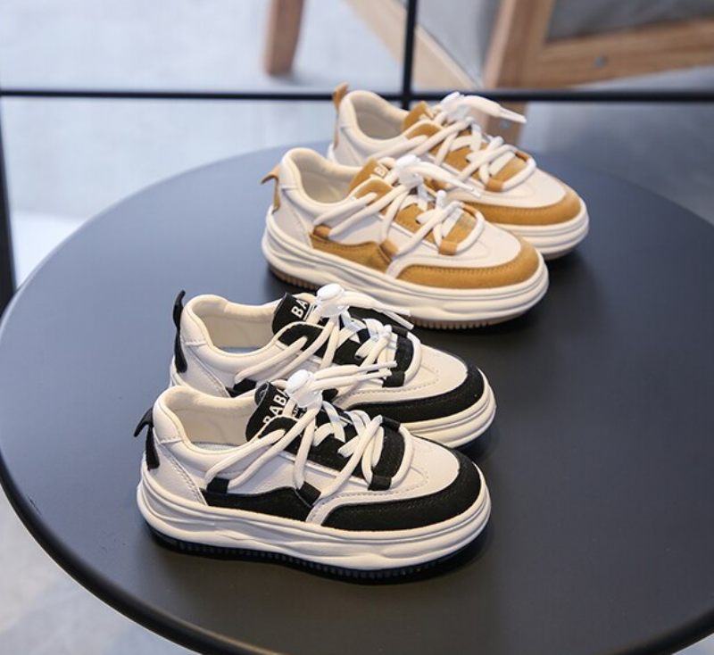 Kurt Pojkar Mode Sneaker - Beige