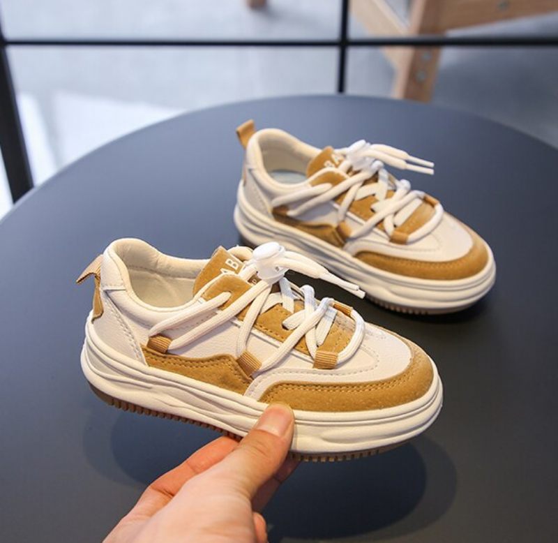Kurt Pojkar Mode Sneaker - Beige