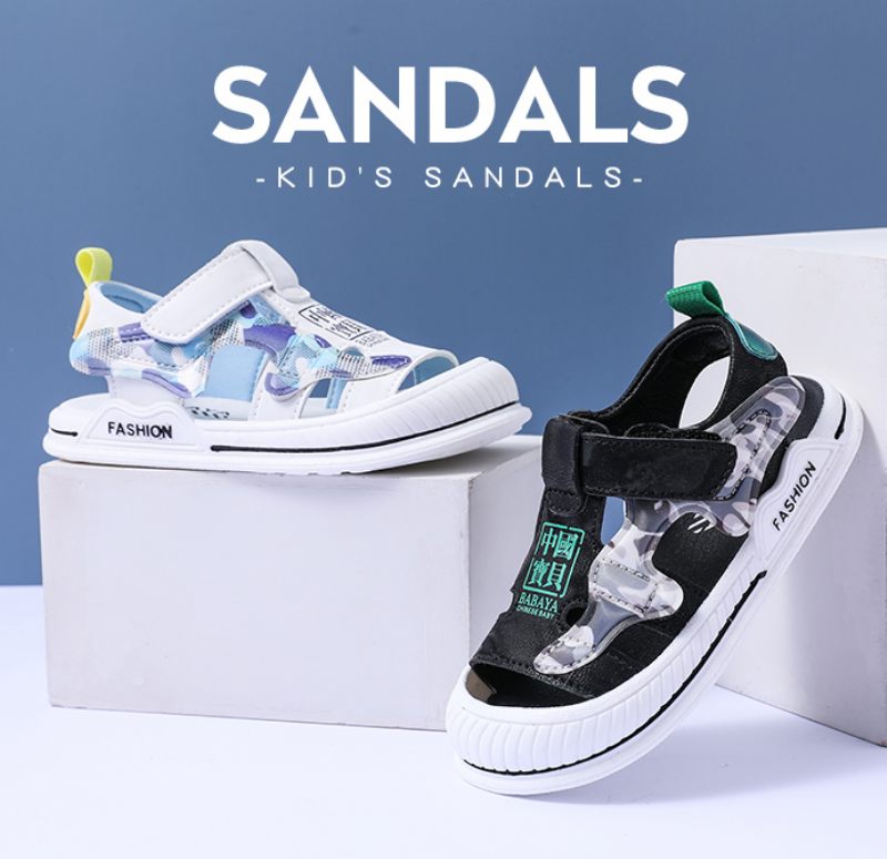 Kyle Baby Pojkar Mode Sandal - Svart