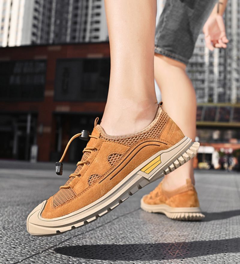 Kyle Klassiska Sneakers För Män - Gul