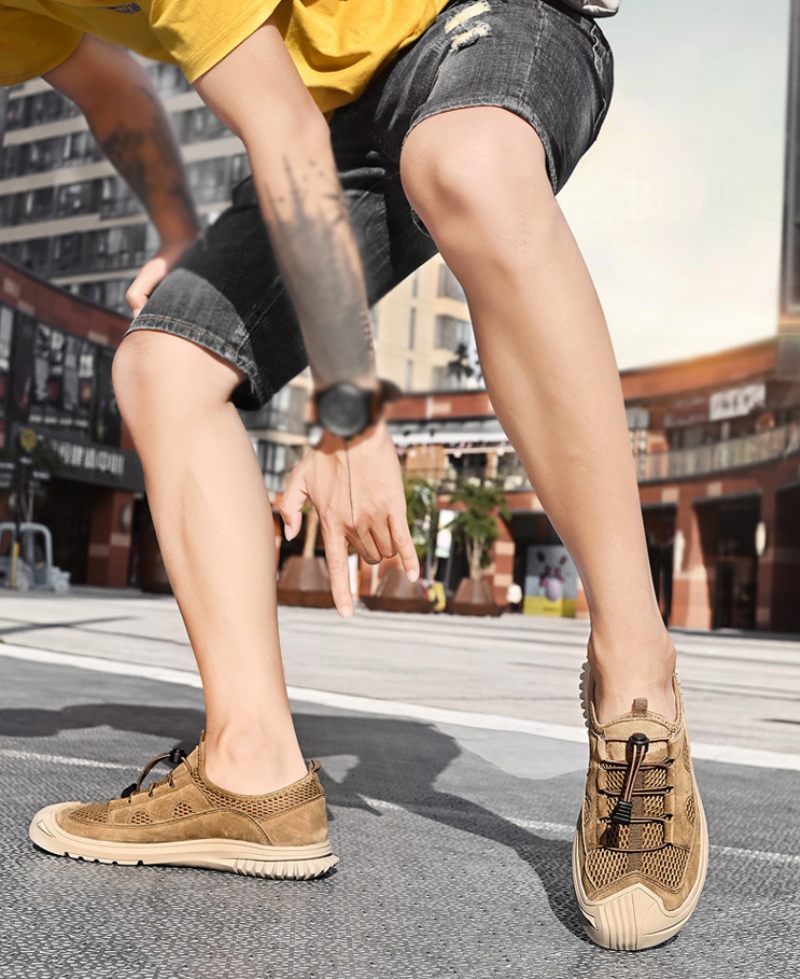 Kyle Klassiska Sneakers För Män - Gul