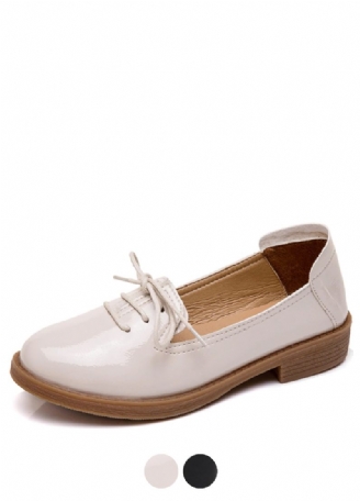 Kymi Casual Leather Loafer Skor För Kvinnor