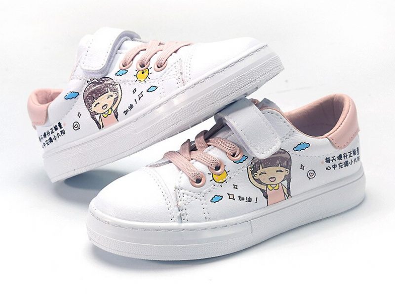 Labrint Fashion Sneaker För Flickor - Vit
