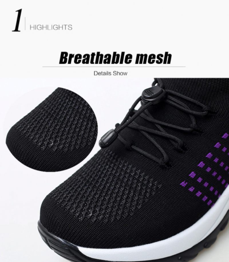Lain Sneaker För Kvinnor - Grå