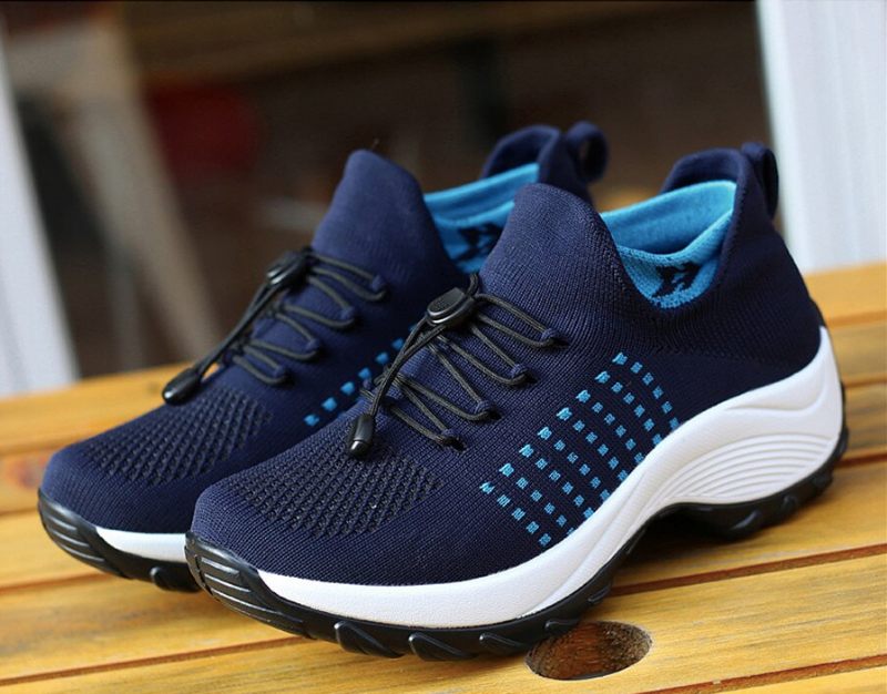 Lain Sneaker För Kvinnor - Grå