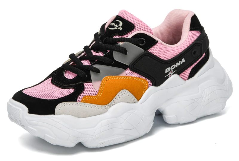 Lake Trendiga Sneaker Med Snörning För Kvinnor - Grå