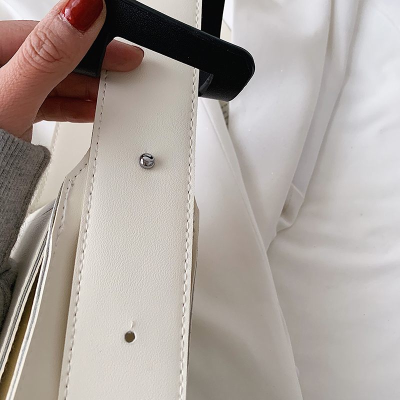 Lander Handväska För Kvinnor Mini Läder Lyx - Vit
