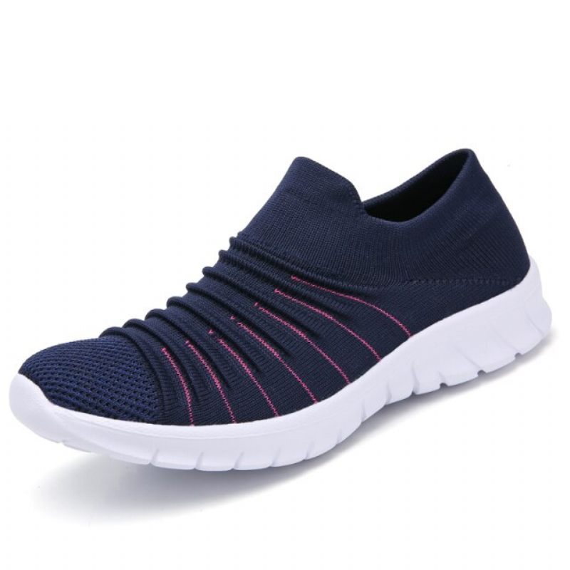Lanet Damer Andas Bekväma Slip-on Loafers Svarta Skor - Svart