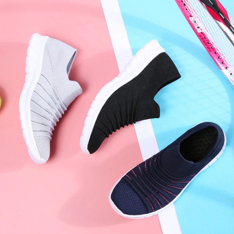Lanet Damer Andas Bekväma Slip-on Loafers Svarta Skor - Svart