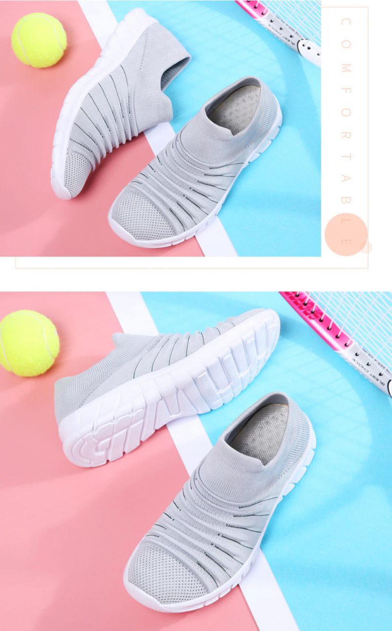 Lanet Damer Andas Bekväma Slip-on Loafers Svarta Skor - Svart