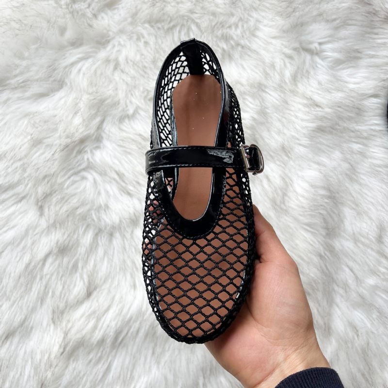 Lanus Flat Mesh-skor För Kvinnor - Svart