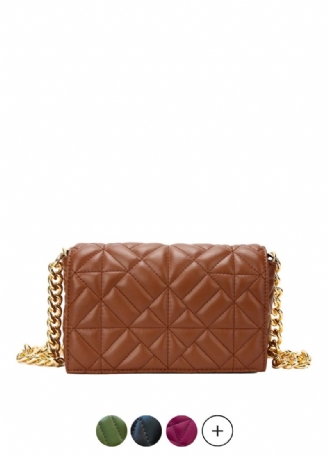 Latty Minimalistisk Quilted Flap Handväska För Kvinnor