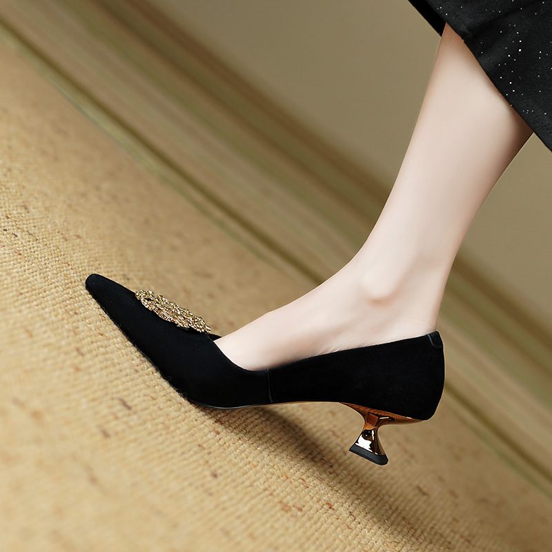 Lauren Klänning Pumps För Spetsad Tå För Kvinnor - Grön