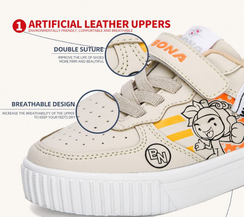 Laurencio Pojkar Casual Sneaker - Beige