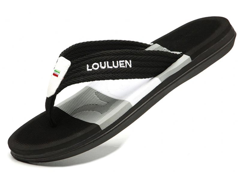 Lazan Utomhus Flip Flops För Män - Marinblå