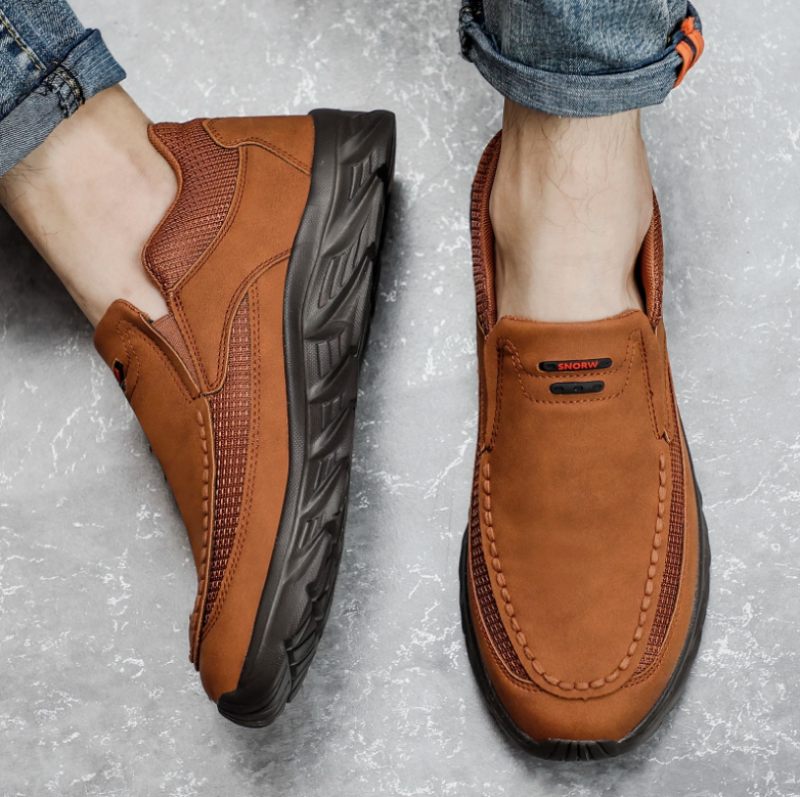 Lazaro Loaferskor För Män - Brun