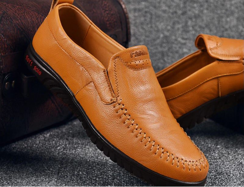 Lazaro Loaferskor För Män - Brun