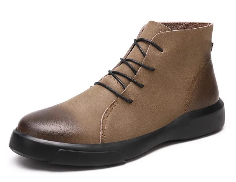 Lazio Casual Boot För Män - Päls Khaki