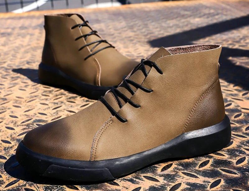 Lazio Casual Boot För Män - Päls Khaki