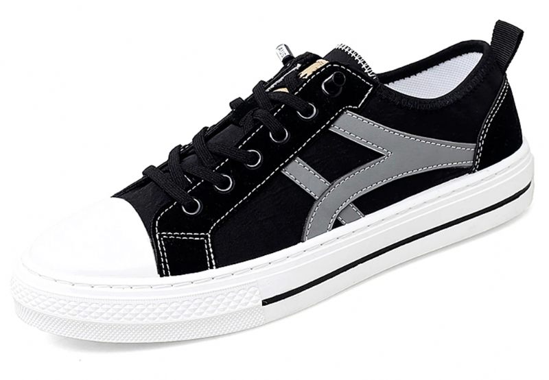 Lean Casual Sneakers För Män - Svart