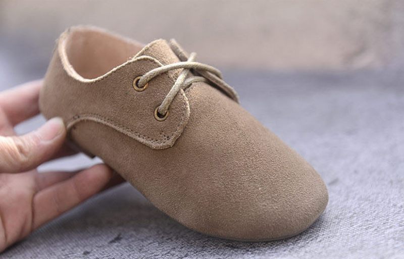 Leander Pojkar Oxfords Casual Skor - Brun