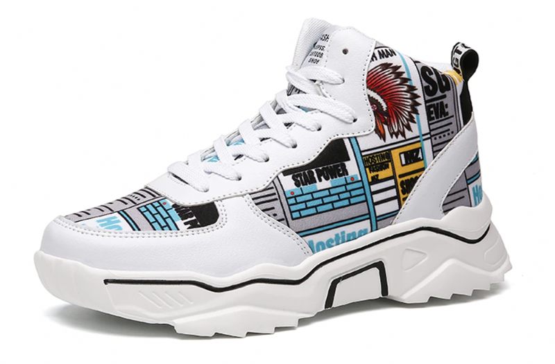 Lecer Modesneakers För Män - Vit