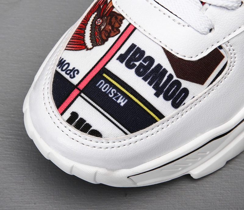 Lecer Modesneakers För Män - Vit
