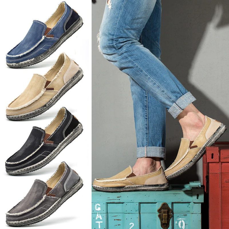 Lenglet Herr Loafer Casual Skor - Blå