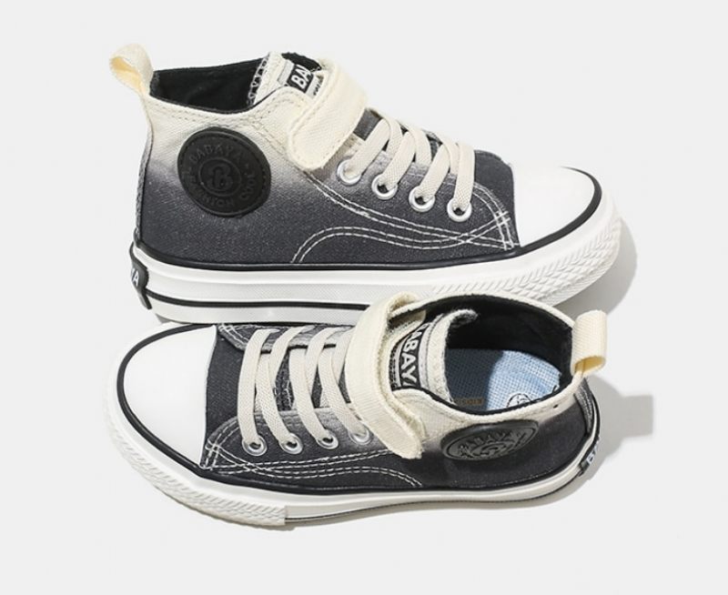 Lenn Unisex High Top Sneaker För Barn - Svart