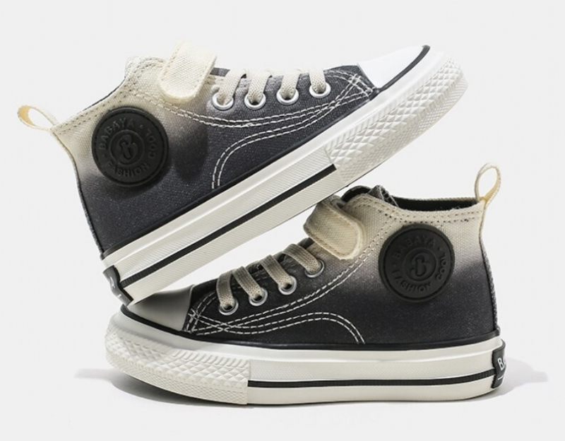 Lenn Unisex High Top Sneaker För Barn - Svart