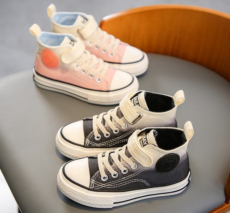 Lenn Unisex High Top Sneaker För Barn - Svart